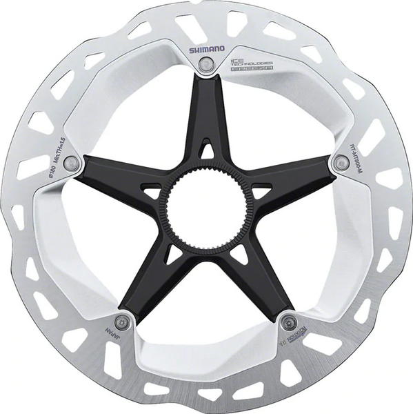 Shimano Shimano Deore XT RT-MT800-L Disc Brake Rotor with External Lockring 203mm Center Lock Silver/Black