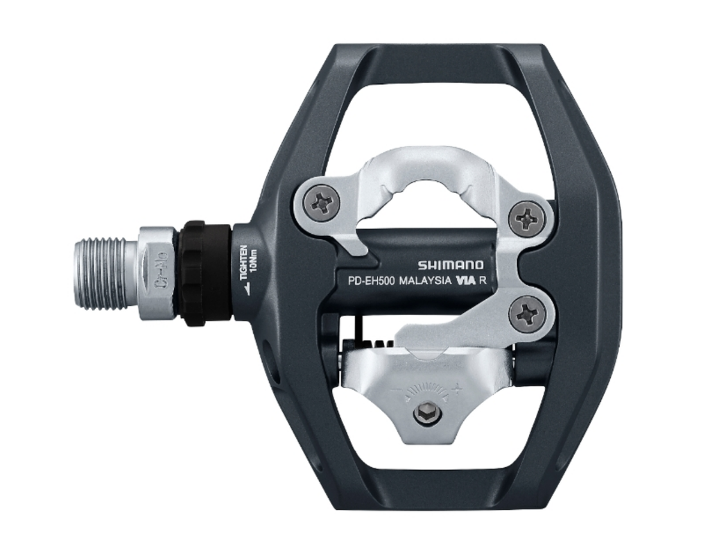 Shimano PD-EH500 Pedals w/Cleats // SPD // Dual Sided // Light Action //  SM-SH56