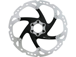 Shimano Shimano Deore XT SM-RT86-S Disc Brake Rotor 160mm 6-Bolt Silver/Black