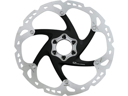 Shimano Shimano Deore XT SM-RT86-S Disc Brake Rotor 160mm 6-Bolt Silver/Black