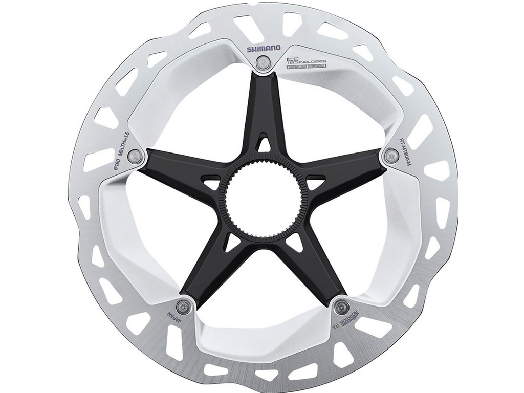 Shimano Shimano Rotor RT-EM810, M 180mm w/Lock ring, External Spline
