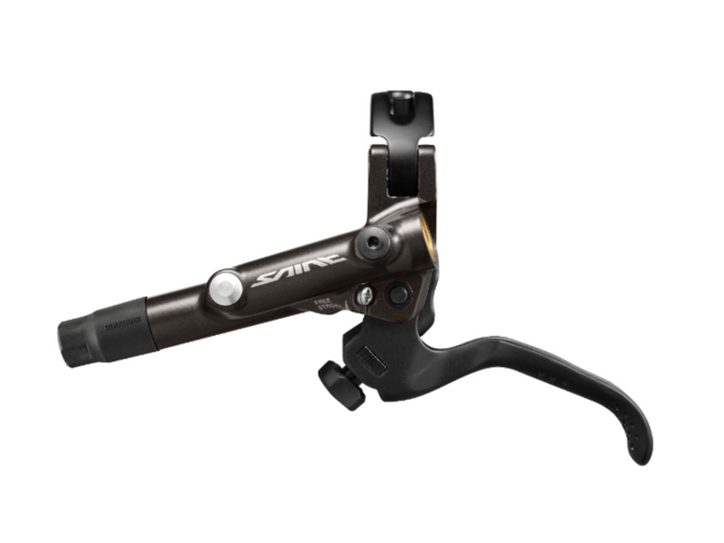 Shimano Shimano Saint BL-M820-B/BR-M820 Disc Brake & Lever Front Hydraulic Post Mount Finned Metal Pads Black