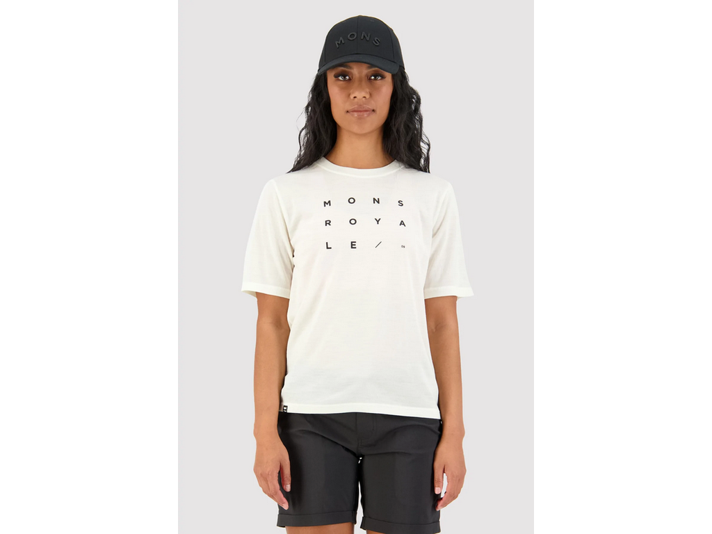 Mons Royale Mons Royale Women's Icon Relaxed Tee Grid 09
