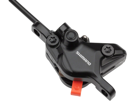 Shimano Shimano Deore BL-M4100/BR-MT410 Disc Brake and Lever - Rear, Hydraulic, Resin Pads, Gray