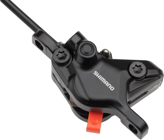 Shimano Shimano Deore BL-M4100/BR-MT410 Disc Brake and Lever - Rear, Hydraulic, Resin Pads, Gray