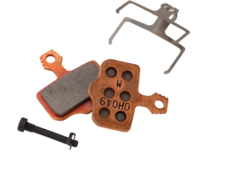 SRAM SRAM Disc Brake Pads - Sintered Compound, Steel Backed, Powerful, For Level, Elixir, and 2-Piece Road