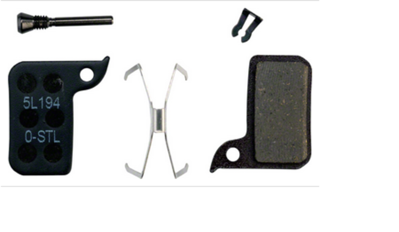 SRAM SRAM Brake Pads - Road Disc/Level A1 (2017-2019) - Organic, Steel Backed, Quiet
