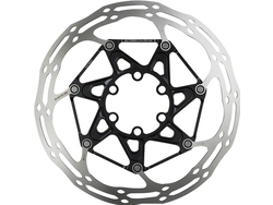 SRAM SRAM Centerline 2 Piece Rotor 160mm Black (includes Ti rotor bolts) Rounded