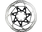 SRAM SRAM Centerline 2 Piece Rotor 160mm Black (includes Ti rotor bolts) Rounded