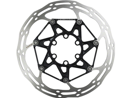 SRAM SRAM Centerline 2 Piece Rotor 160mm Black (includes Ti rotor bolts) Rounded