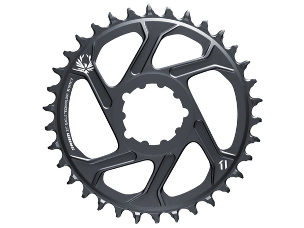 SRAM SRAM Eagle X-SYNC 2 Direct Mount Chainring 32T 3mm Offset Boost Lunar Grey