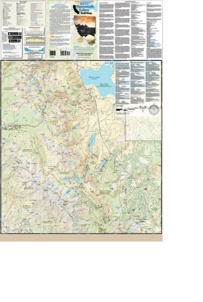 Adventure Maps Adventure Maps Mammoth Lakes Trail Map