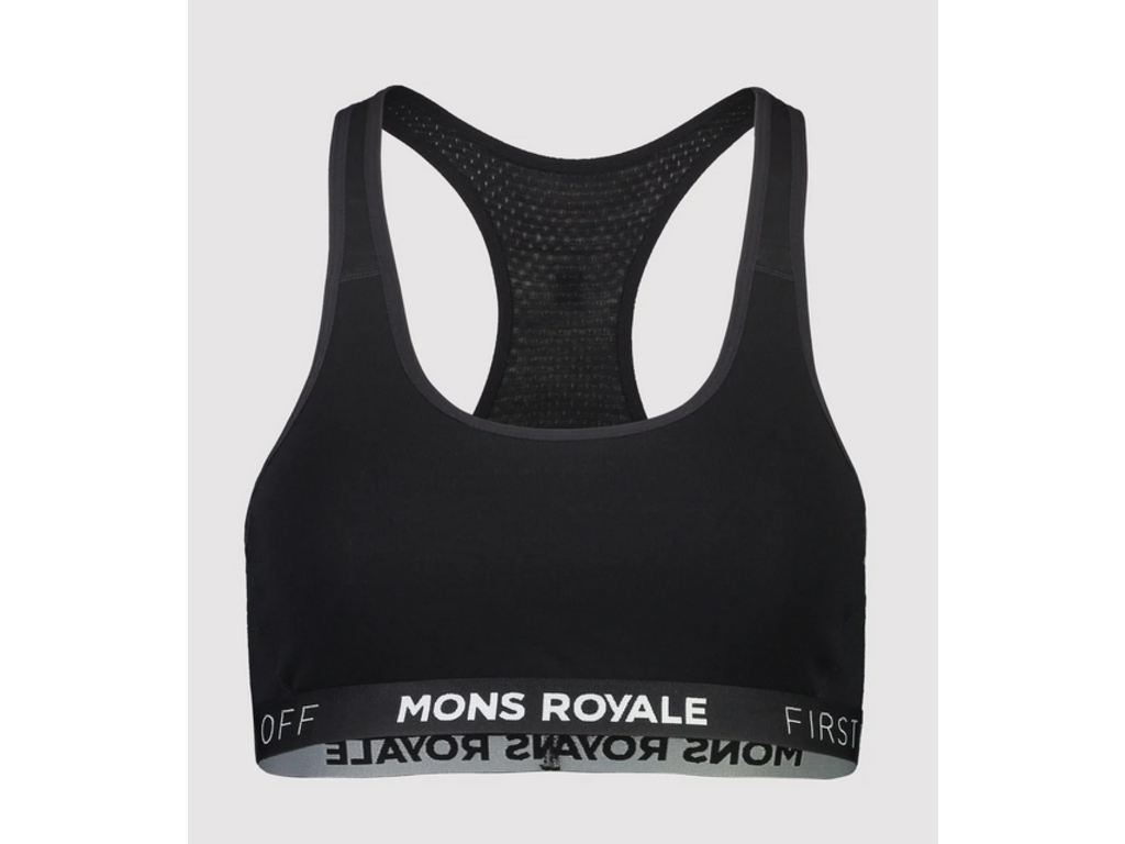 Mons Royale Mons Royal Sierra Sports Bra Black Small