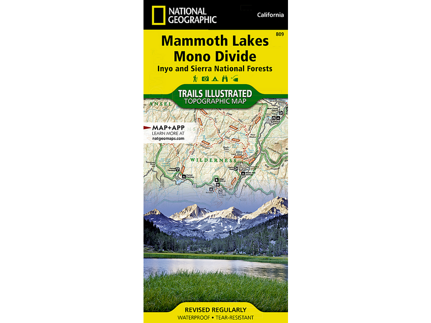 National Geographic Shaver Lake Map 810 The BackCountry in Truckee