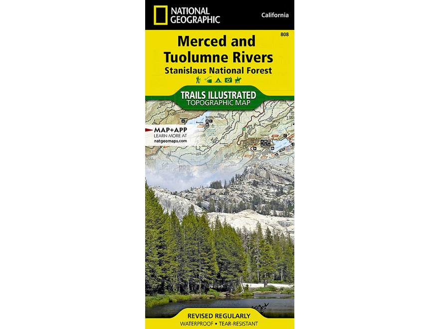 National Geographic Shaver Lake Map 810 The BackCountry in Truckee