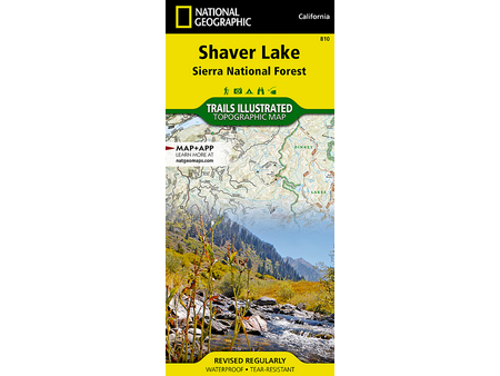 National Geographic National Geographic Shaver Lake Map #810