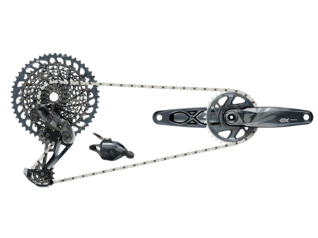 SRAM SRAM GX Eagle Groupset - 175mm Boost Crankset, 32t, DUB, Trigger Shifter, Rear Derailleur, 12-Speed 10-52t Cassette and 12-Speed Chain