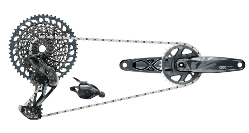 SRAM SRAM GX Eagle Groupset - 175mm Boost Crankset, 32t, DUB, Trigger Shifter, Rear Derailleur, 12-Speed 10-52t Cassette and 12-Speed Chain