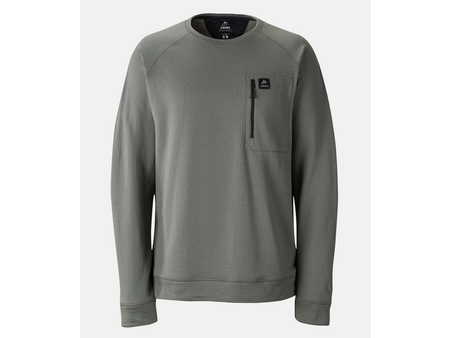 Jones Jones Flagship Recycled Grid Fleece Crew Top
