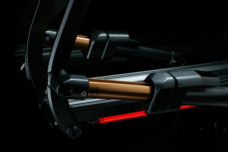 Kuat Piston Pro X Hitch Bike Rack Add-On - 2-Bike, LED Lights with 4-Pin Plug, Kashima Coat, Galaxy Gray