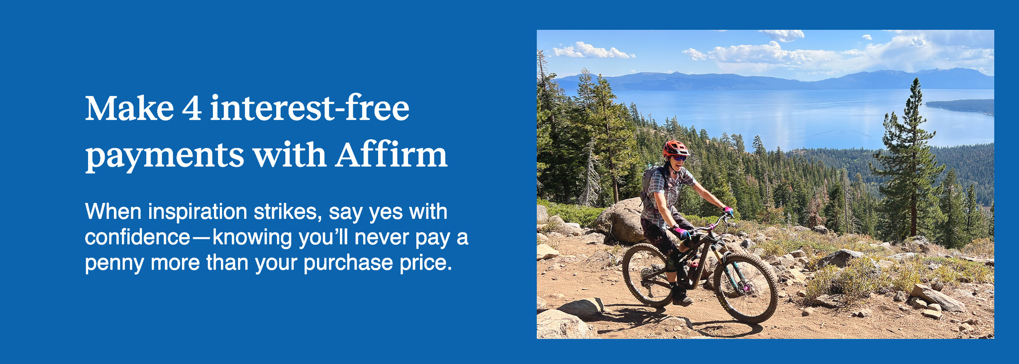 Affirm discount financing bikes