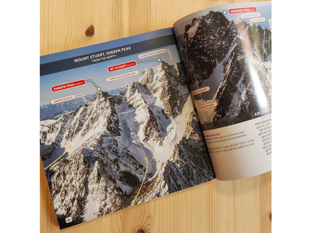 Alpenglow Publishing Studio Tahoe Ski Atlas by Dexter Burke
