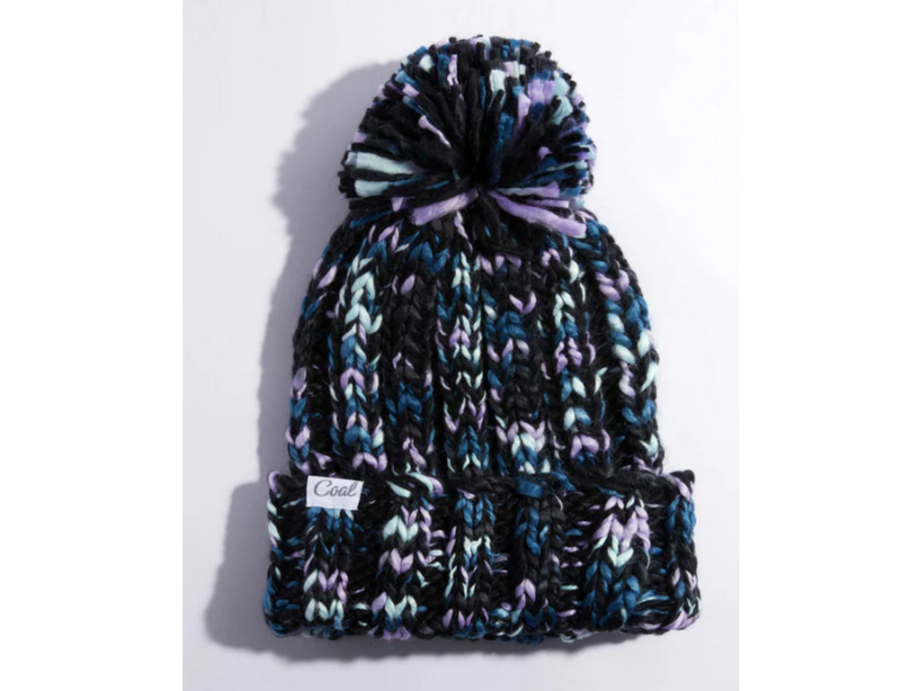 BackCountry Dye The The Beanie in - Chunky The BackCountry Coal Truckee | Pom Space Opal