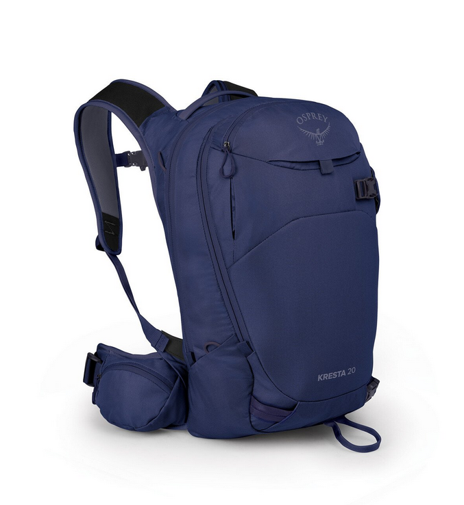 osprey backpack fit crest Stratos 36 padded hipbelt with pockets and sternum strap Osprey Crescent 60 Pack