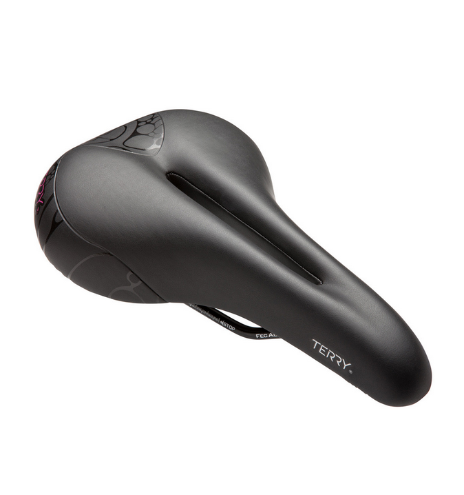 Terry Butterfly Chromoly Gel Saddle - Chromoly, Black, Women's