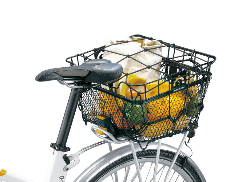 Topeak, Rear Rack Mounted Wire Black Works With Mtx