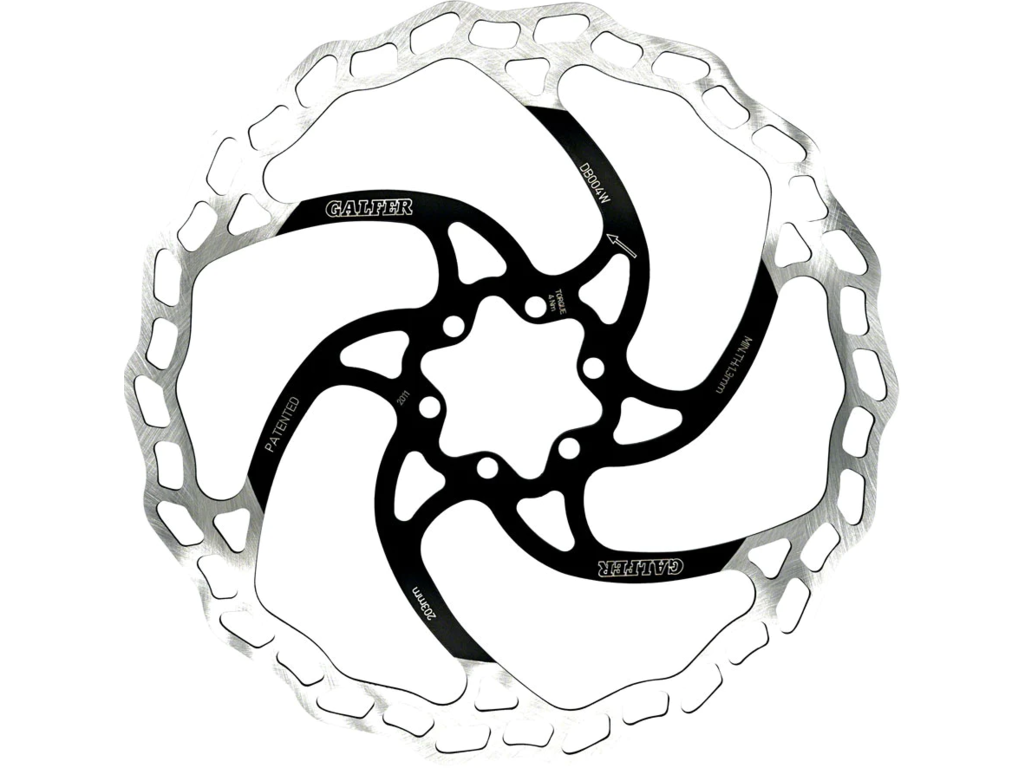 Galfer Galfer MTB Disc Brake Rotor 203mm 6-Bolt 1.8mm