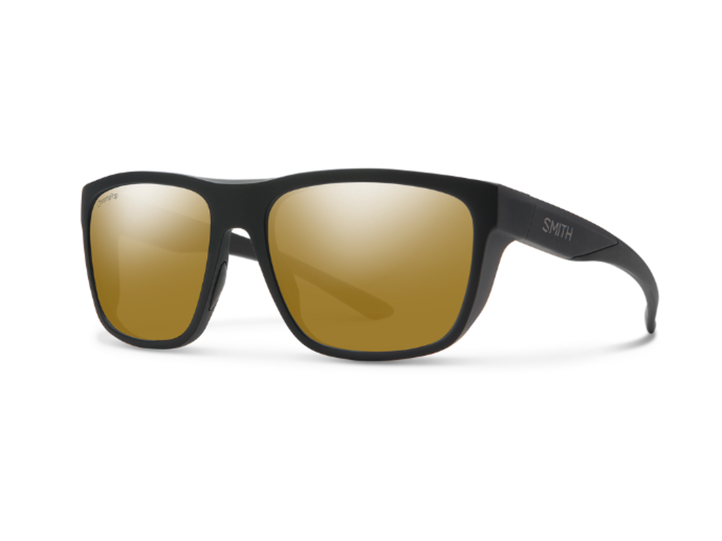 Smith Optics Smith Barra Sunglasses Matte Black/Chromapop Polarized Bronze Mirror