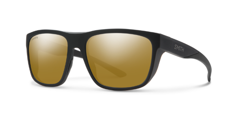 Smith Optics Smith Barra Sunglasses Matte Black/Chromapop Polarized Bronze Mirror