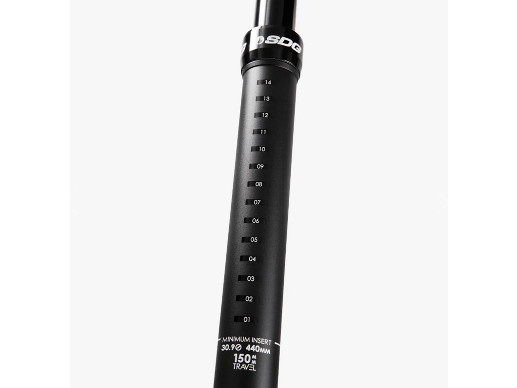 SDG Tellis Dropper Seatpost - 34.9mm 170mm Black