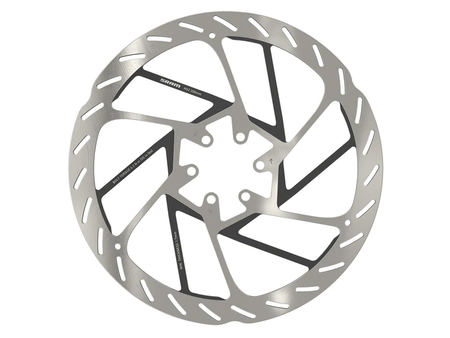 SRAM SRAM HS2 Disc Brake Rotor - 200mm, 6-Bolt, Rounded, Silver/Black