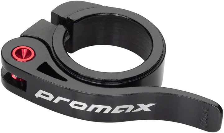 Promax 335QX Seatpost Clamp - 35mm, QR, Black
