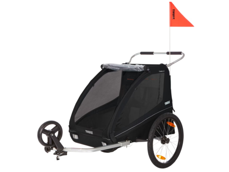 Thule Thule Coaster XT Bike 2 Seat Bike Trailer Black