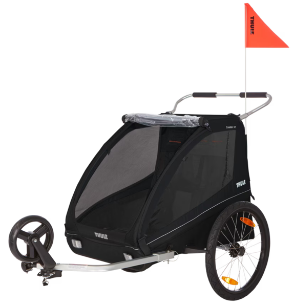 Thule Thule Coaster XT Bike 2 Seat Bike Trailer Black