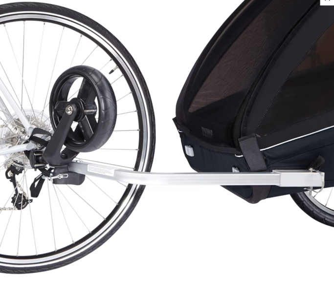 Thule Thule Coaster XT Bike 2 Seat Bike Trailer Black