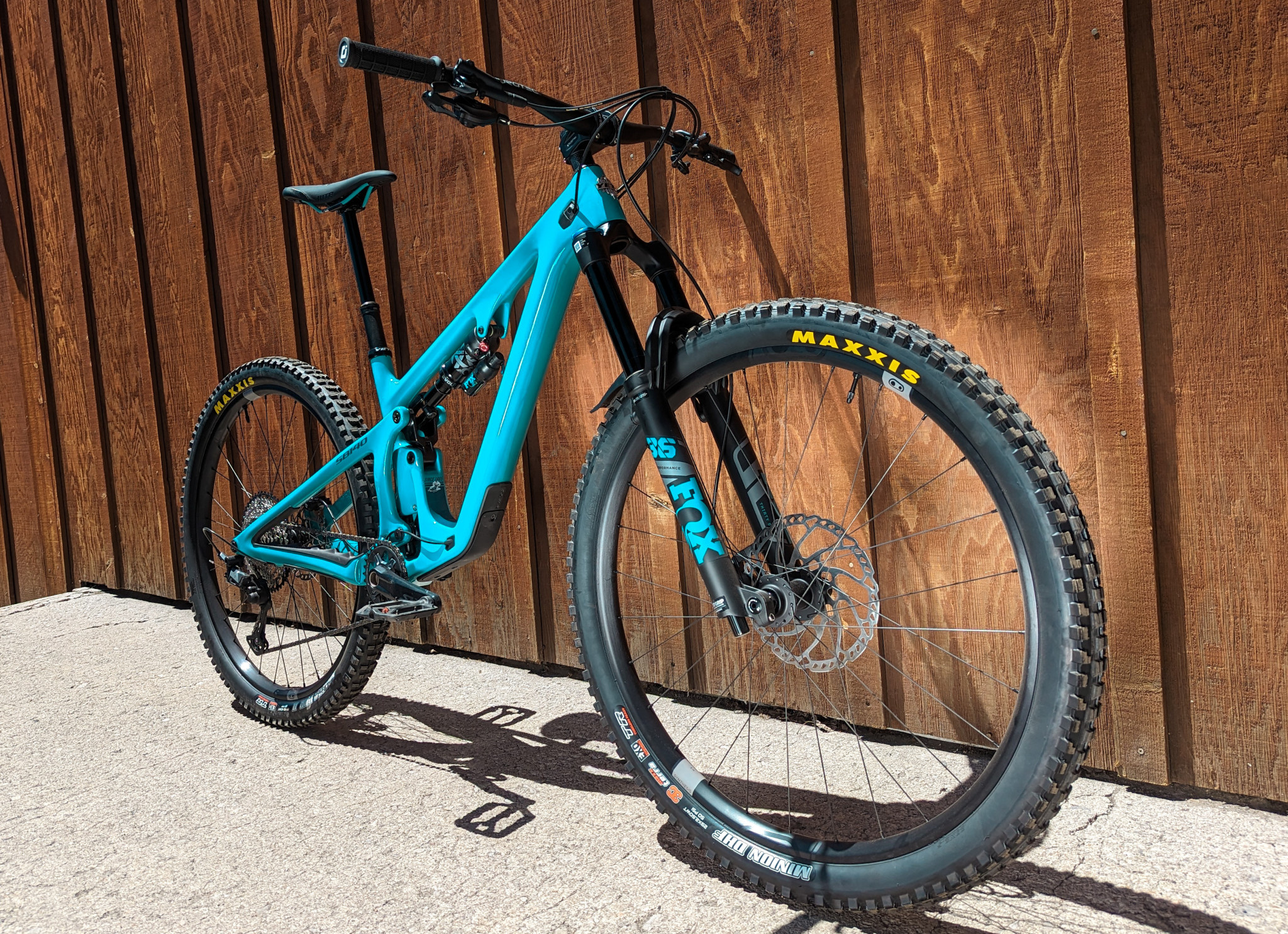 Yeti Cycles SB140 C2 GX build, turquoise large - The Bike Lab