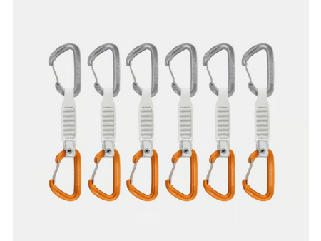 Mammut Mammut Sender Wire 12cm 6-Pack Quickdraws  Wire Gate/Wire Gate Light Grey-Gold
