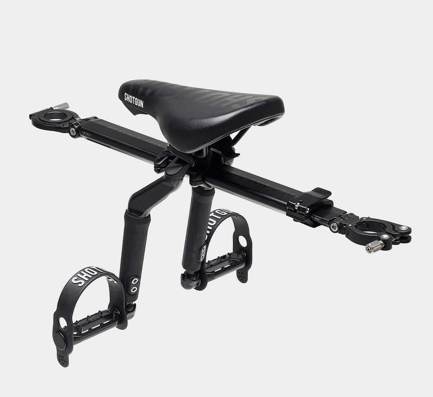 Kids Ride Shotgun Shotgun Pro Child Bike Seat + Handlebars Combo Zero Frame