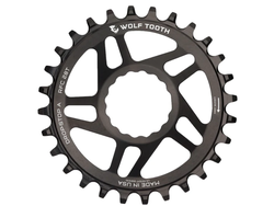 Wolf Tooth Components Wolf Tooth Elliptical DM Chainring 32t RaceFace/Easton CINCH rop-Stop A For Boost Cranks 3mm Offset Black