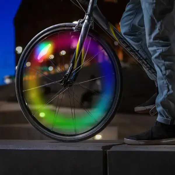 Nite Ize Light Nite Ize Spoke Lit Disc-O Tech Rechargeable LED PK/YL