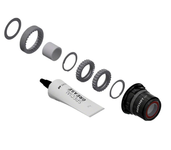DT Swiss DT Swiss Ratchet LN Freehub Body Upgrade Kit SRAM XD Standard Aluminum Sealed Bearing 36T