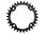Wolf Tooth Components Wolf Tooth 96 Symmetrical BCD Chainring  32t 96 BCD 4-Bolt Eagle Compatible Black