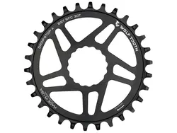 Wolf Tooth Components Wolf Tooth Elliptical DM Chainring 30t RaceFace/Easton CINCH Drop-Stop A For Boost Cranks 3mm Offset Black