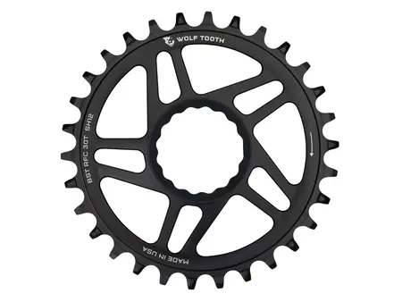 Wolf Tooth Components Wolf Tooth DM Chainring 30t RaceFace/Easton CINCH Boost 3mm Offset Black