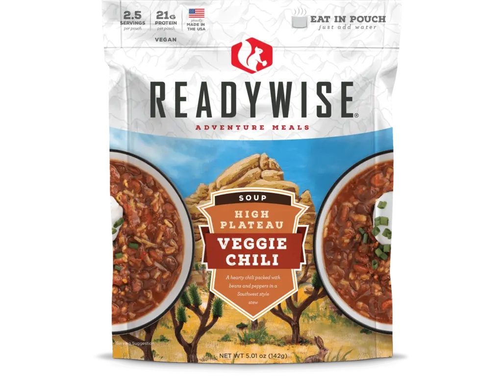 READYWISE Readywise High Plateau Veggie Chili 2 Servings