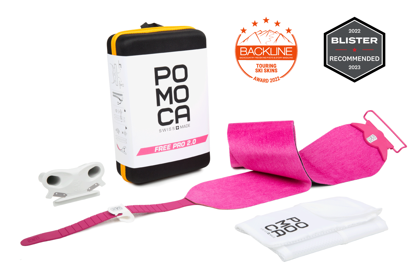 Pomoca Free Pro 2.0 r2c 140mm CF PINK | The BackCountry - The 